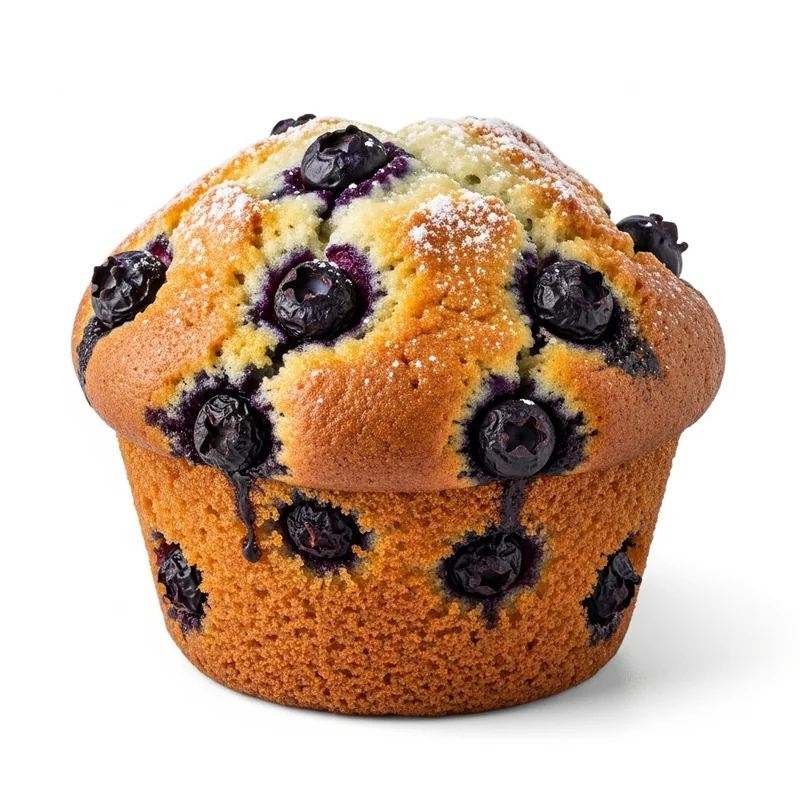 Muffin (Yaban Mersinli) besin değerleri - 1 porsiyon (100g) başına 370 kalori