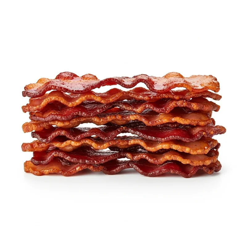 Bacon besin değerleri - 1 dilim pişmiş (28g) başına 127 kalori