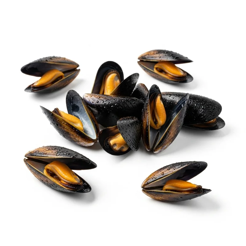 Midye besin değerleri - 1 adet (15g) başına 16 kalori