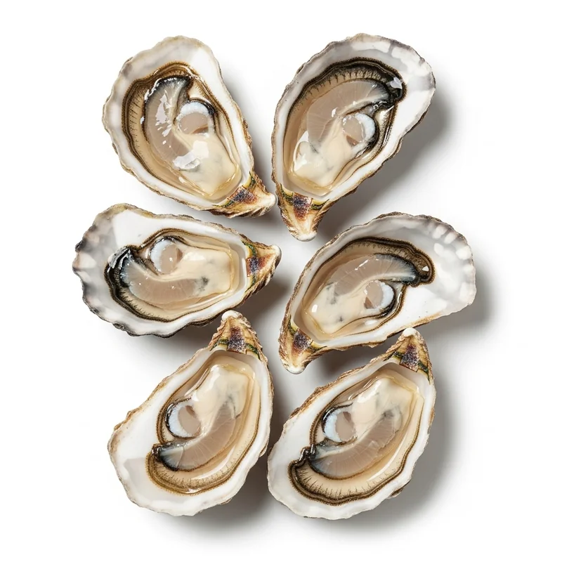 İstiridye besin değerleri - 1 porsiyon (35g) başına 10 kalori