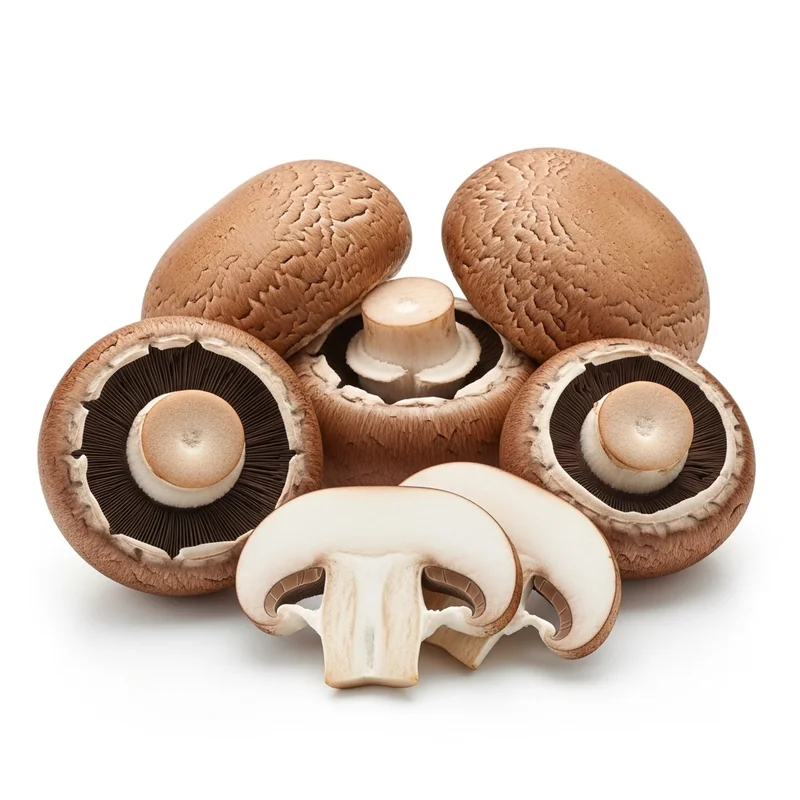 Mantar (Portobello) besin değerleri - 1 adet (18g) başına 6 kalori