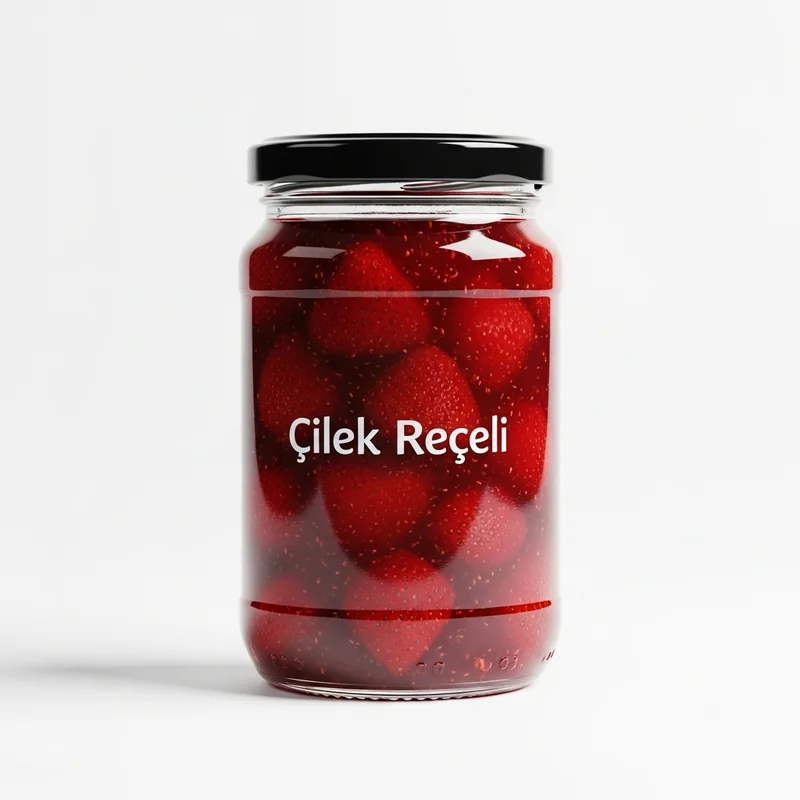 Çilek Reçeli besin değerleri - 1 porsiyon (20g) başına 50 kalori