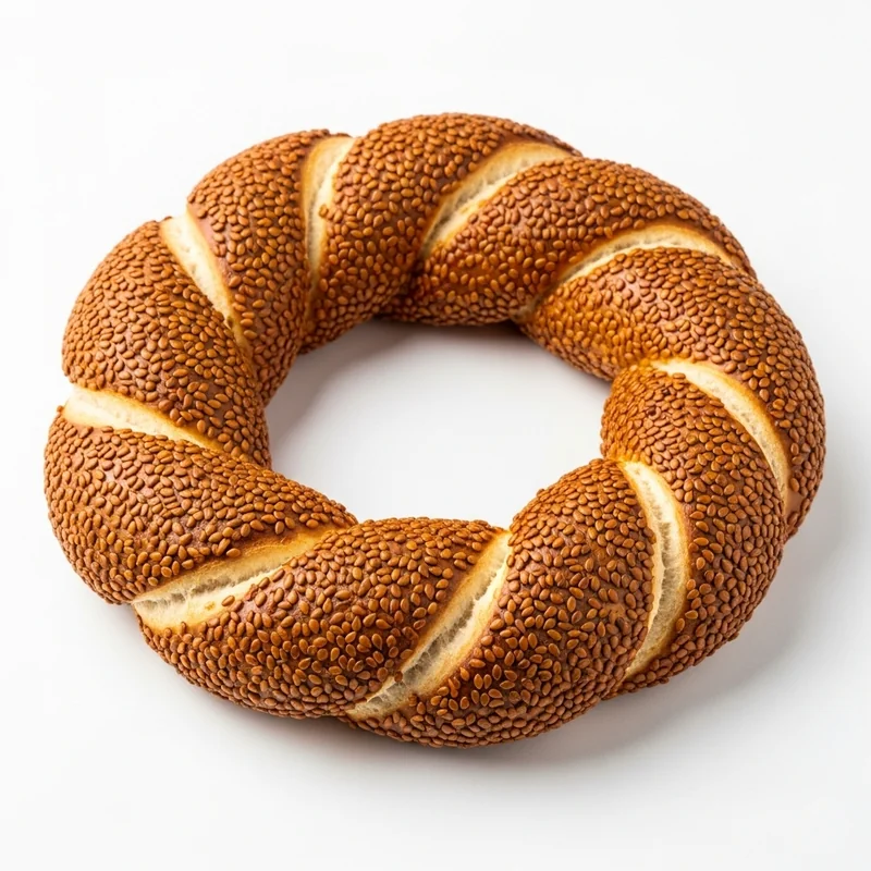 Simit besin değerleri - 1 porsiyon (105g) başına 268 kalori