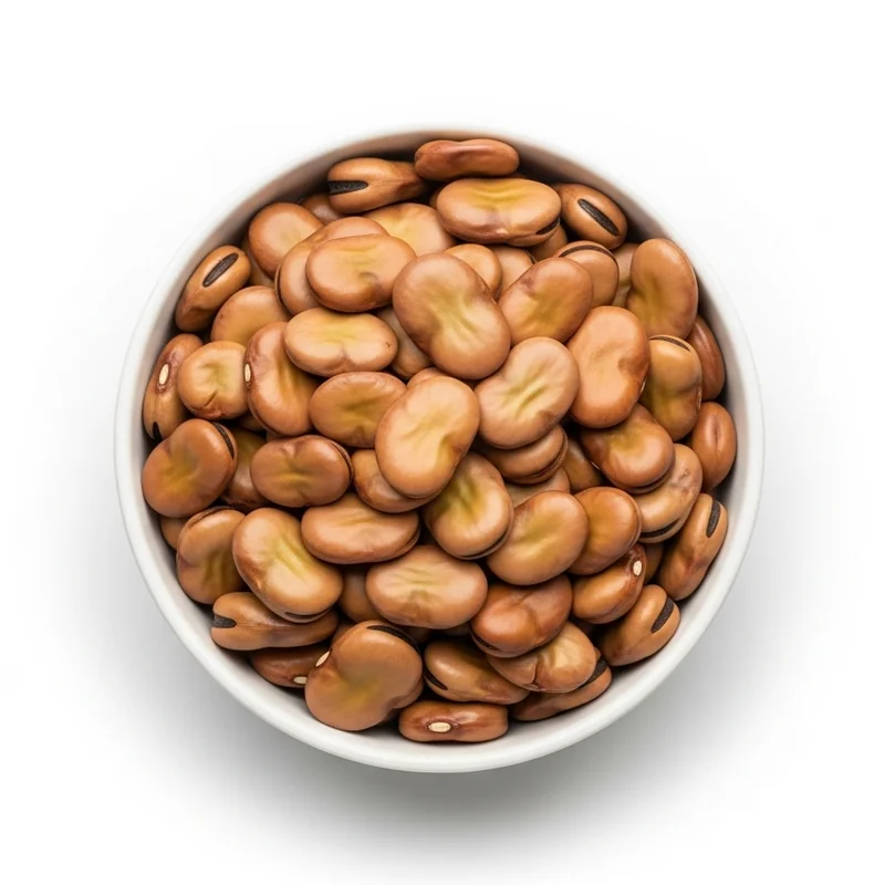 Bakla (Kuru) besin değerleri - 1 porsiyon (8g) başına 6 kalori